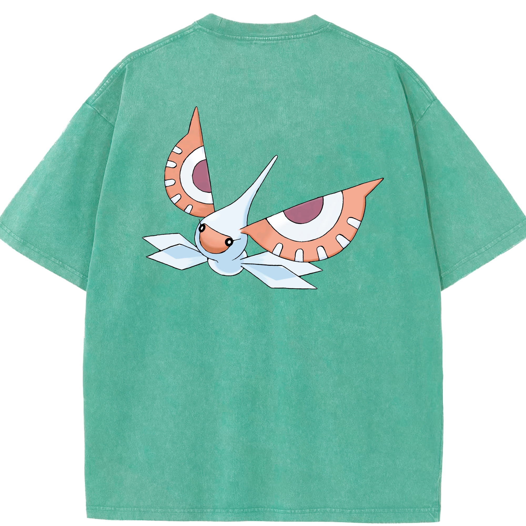 （画像用） ポケットモンスター Pokémon 綿100% ヴィンテージ風 半袖Tシャツ（背面プリント）